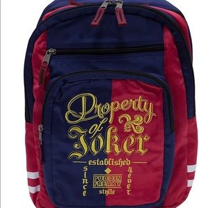DC Comics Harley Quinn Property Of Joker Backpack